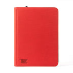 9-Pocket Zip Binder red - TCG-Storage