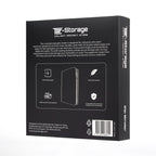 4-Pocket Toploader Zip Binder black - TCG-Storage