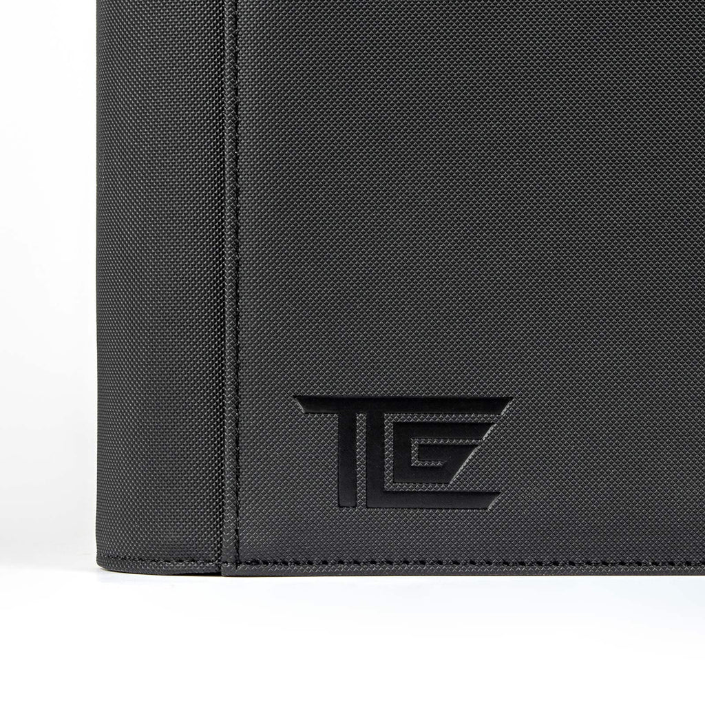 4-Pocket Toploader Zip Binder black - TCG-Storage