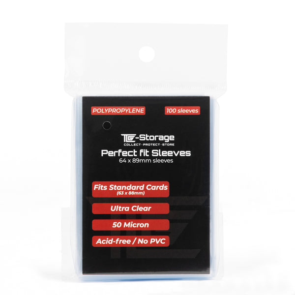 tight fit card sleeves Perfect Fit Sleeves for Trading Cards – TCG-Storage main image 0